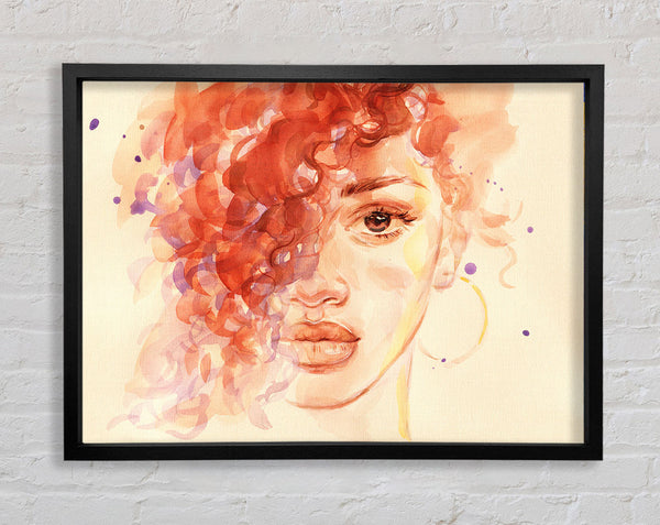 Das Gesicht des Aquarells