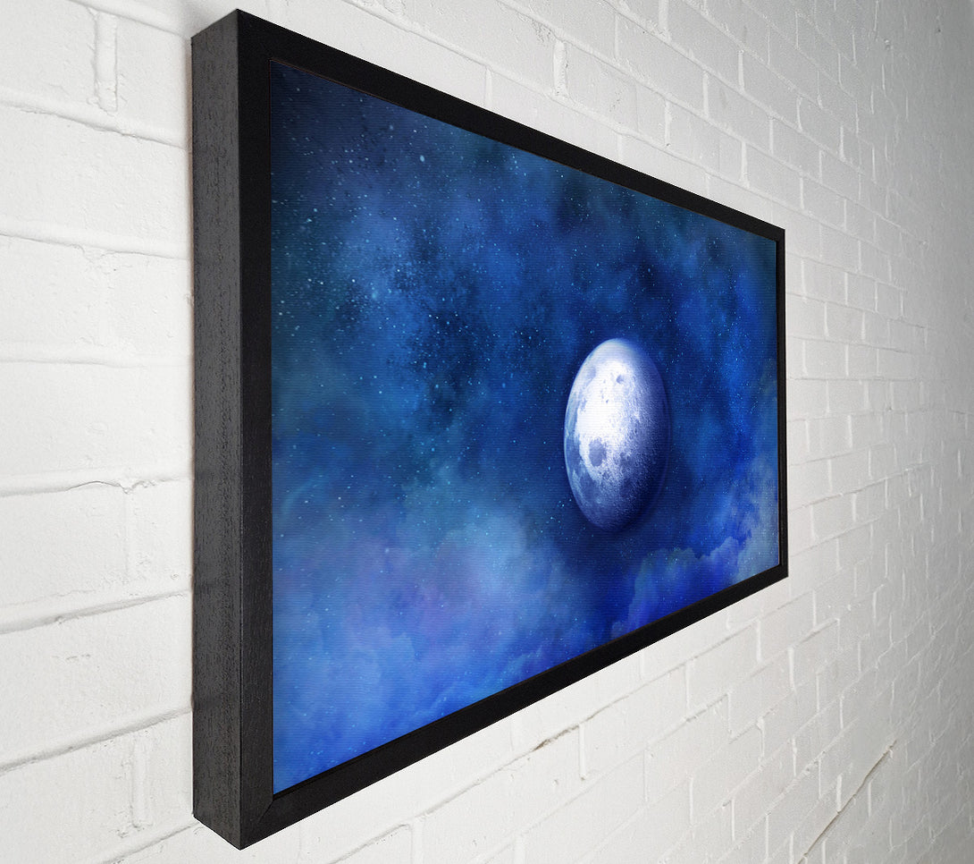  A Canvas Print of The Blue Moon Beauty Canvas Print