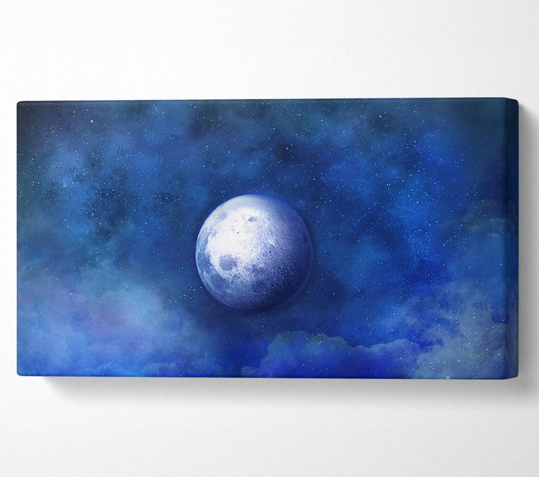  A Canvas Print of The Blue Moon Beauty Canvas Print