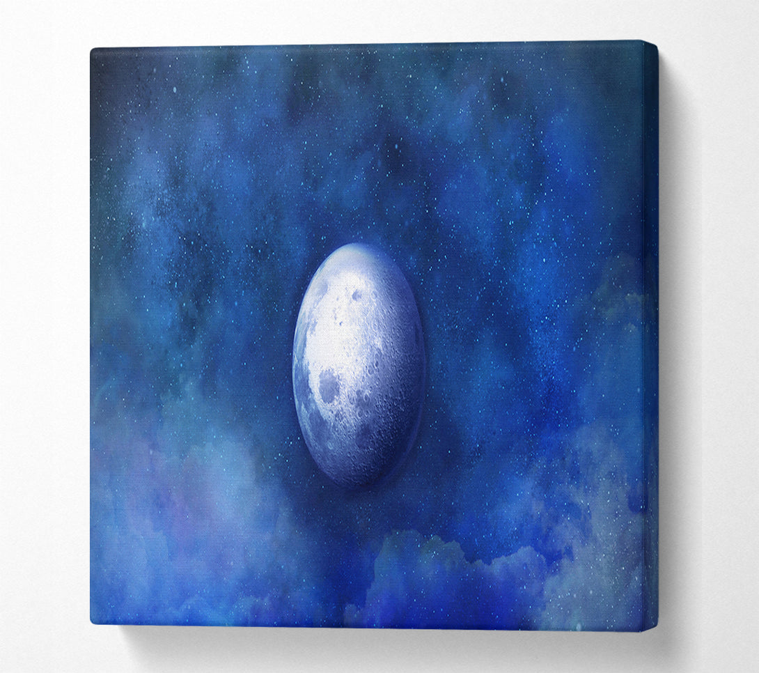  A Canvas Print of The Blue Moon Beauty Canvas Print