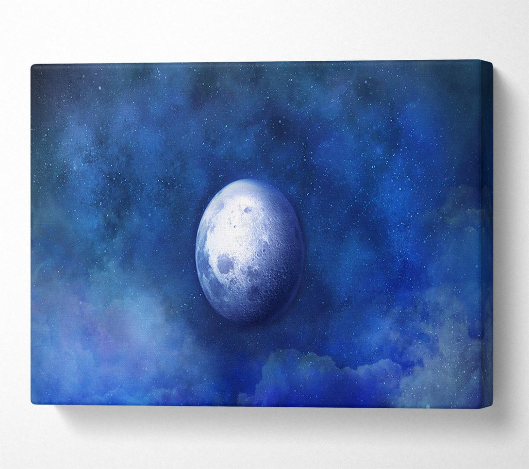  A Canvas Print of The Blue Moon Beauty Canvas Print