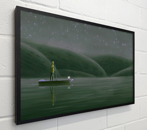 Paddling Through The River