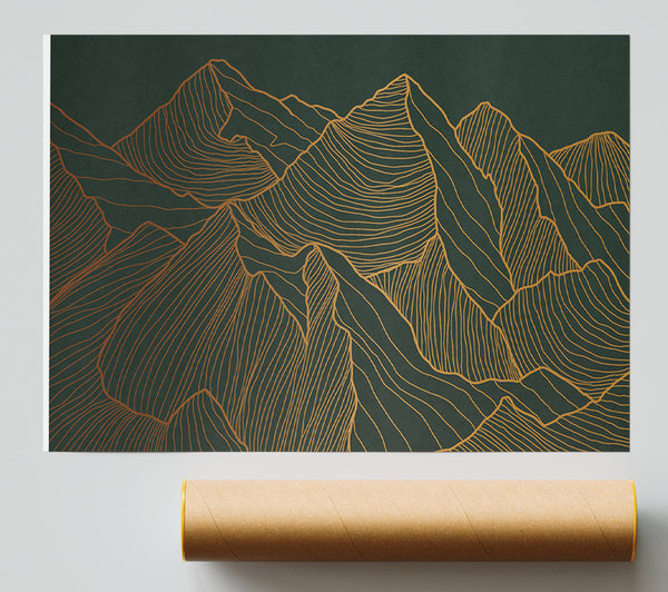 Mountains Of Gold Print