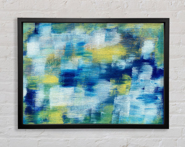 Smudges Of Colour Framed Print
