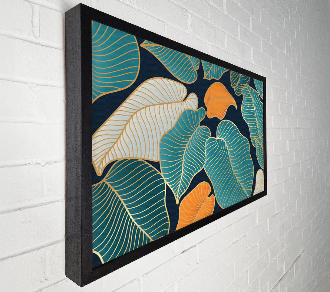  A Canvas Print of The Banana Leaf Flow Canvas Art