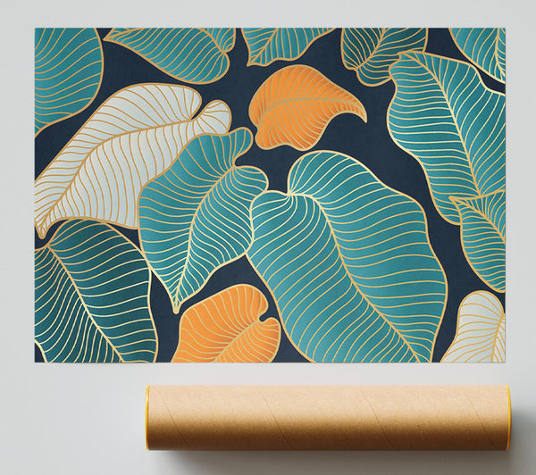 The Banana Leaf Flow Poster