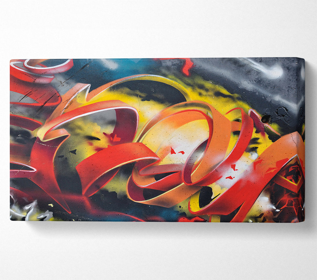  A Canvas Print of Slices Of Lines Canvas Print