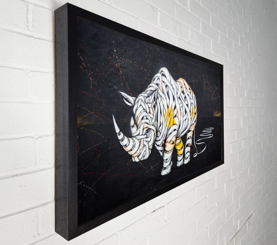  A Canvas Print of The Mummy Rhino Canvas Print