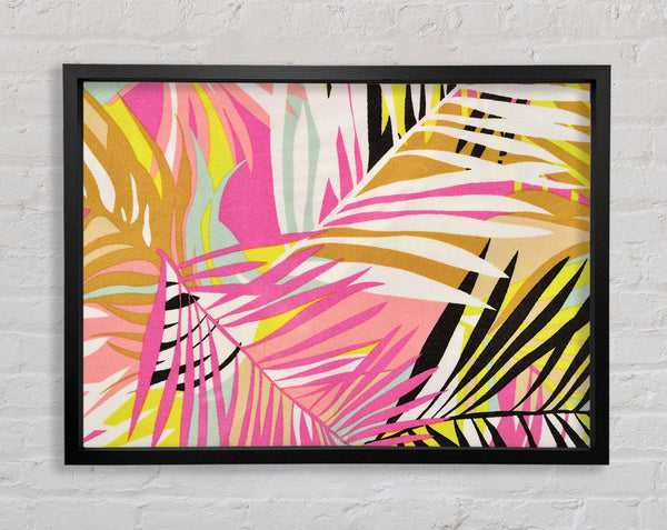 Tropical Leaves Framed Print