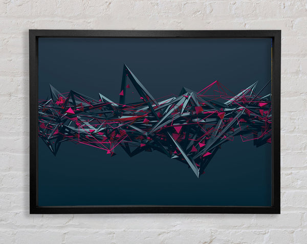 Sharp Spikes Of Shape Framed Print