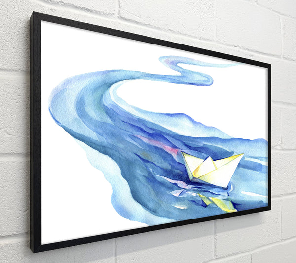 Paper Boat Down The Stream