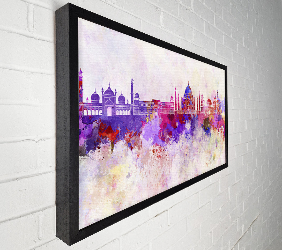  A Canvas Print of Color Explosion Dubai Canvas Print