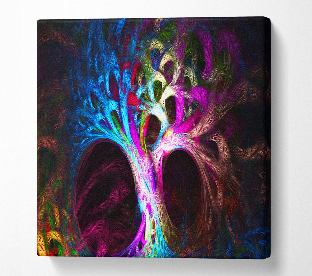  A Canvas Print of The Tree Of Life In Colour Canvas Print