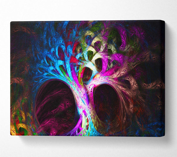  A Canvas Print of The Tree Of Life In Colour Canvas Print