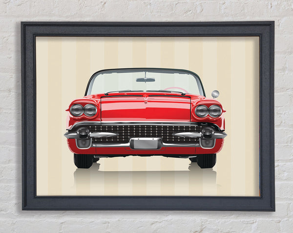Klassisches amerikanisches Auto auf Streifen