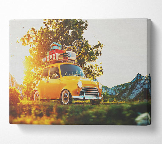 The Roadtrip Mini Canvas Wall Art