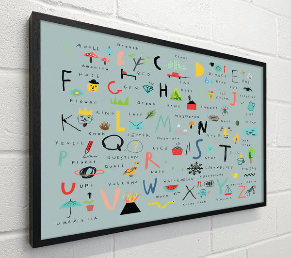 The Kids Alphabet Hand Drawn