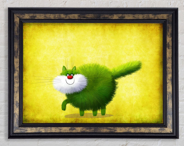 The Green Fuzzy Cat