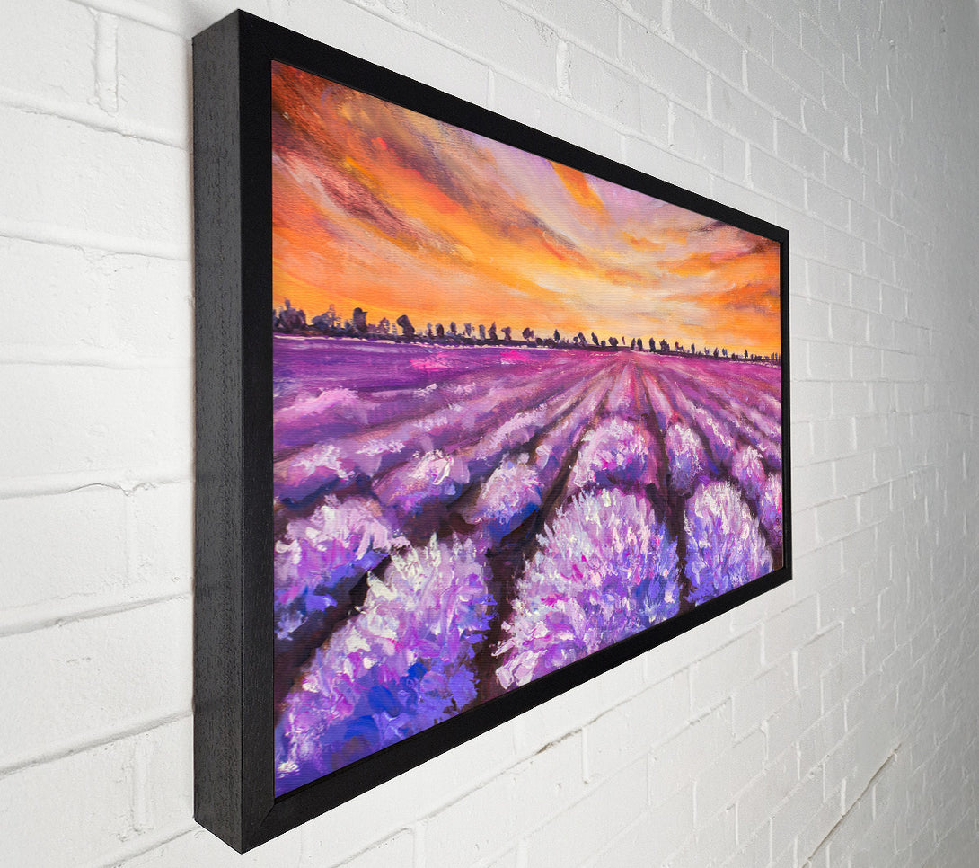  A Canvas Print of Lavender Fields Supreme Canvas Wall Art