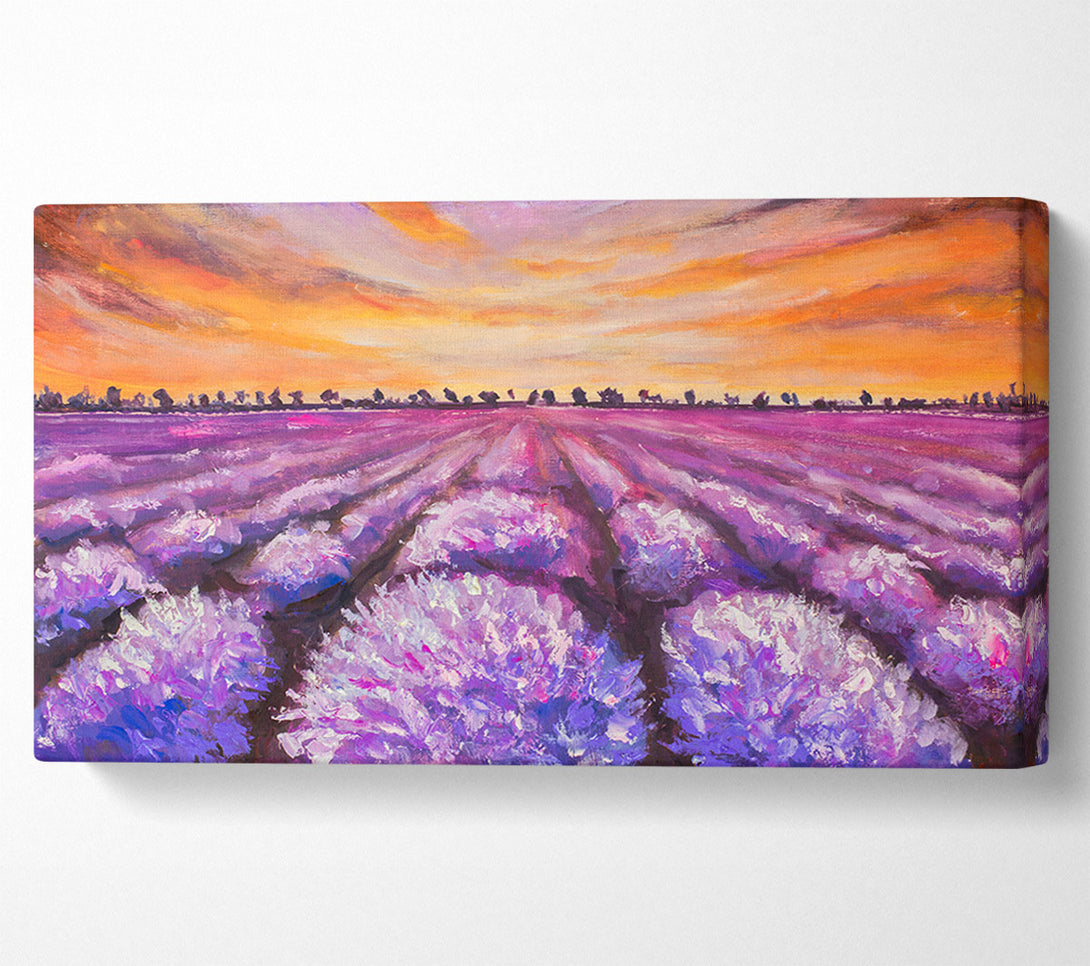  A Canvas Print of Lavender Fields Supreme Canvas Wall Art