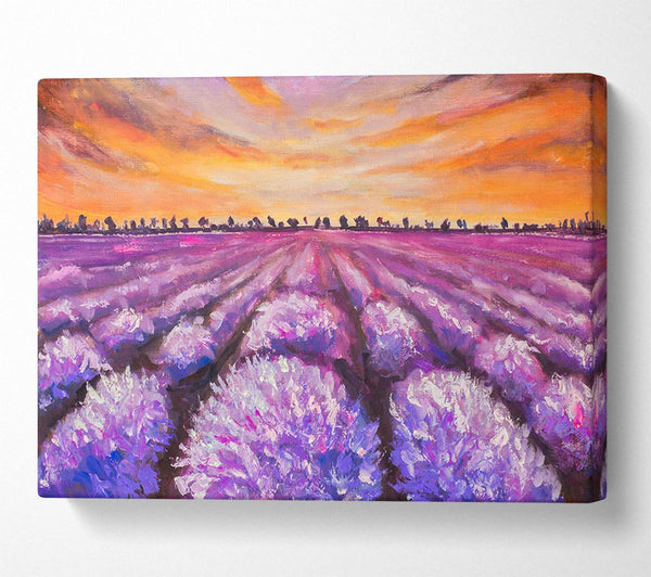  A Canvas Print of Lavender Fields Supreme Canvas Wall Art