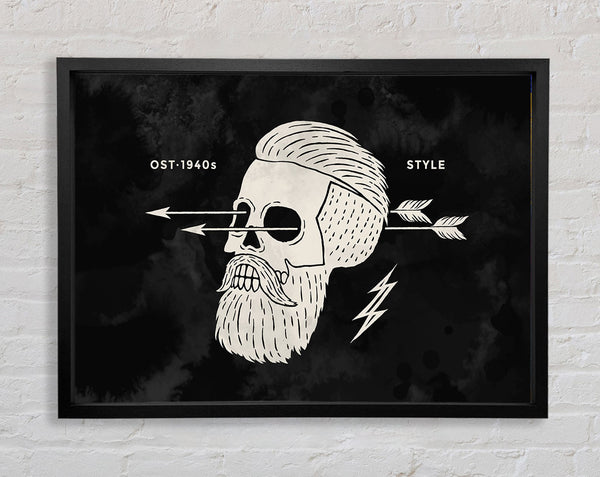 Der Hipster-Totenkopf