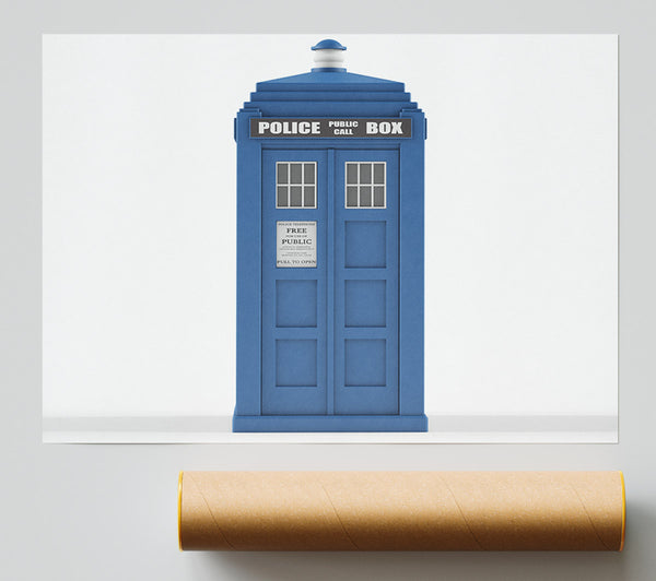 The Blue Police Box Giclee Print