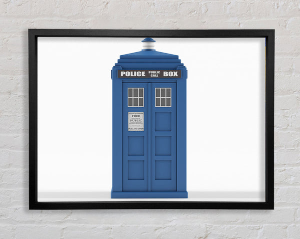 The Blue Police Box Framed Print