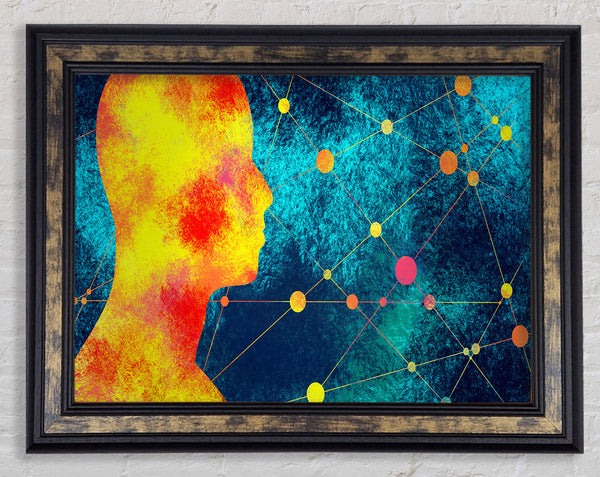 The Orange Mind Framed Print