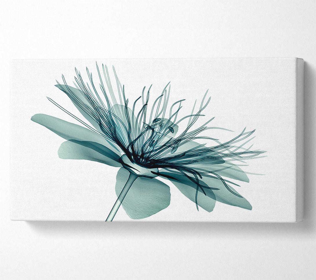  A Canvas Print of Green Flower Opens Canvas Art