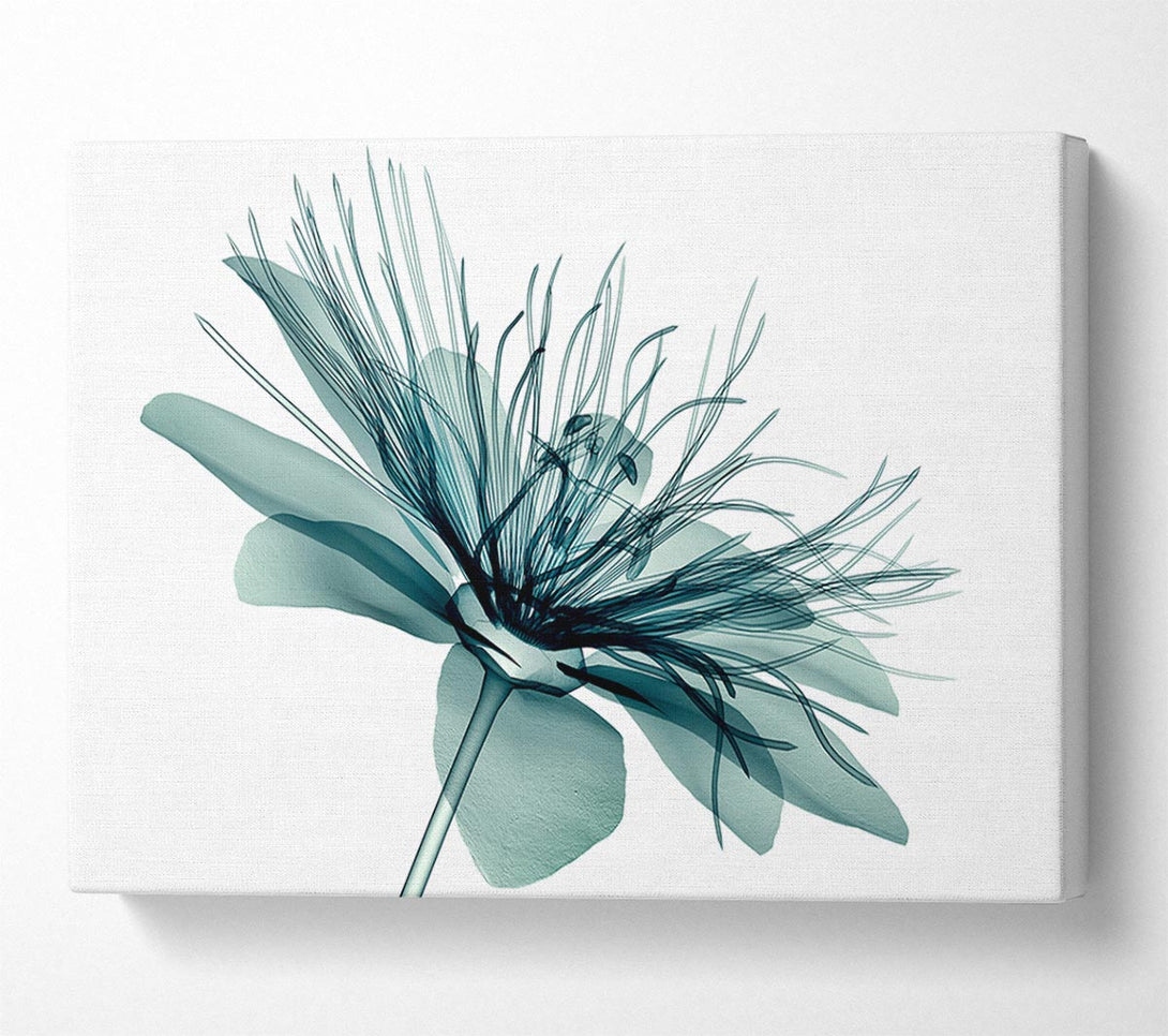  A Canvas Print of Green Flower Opens Canvas Art