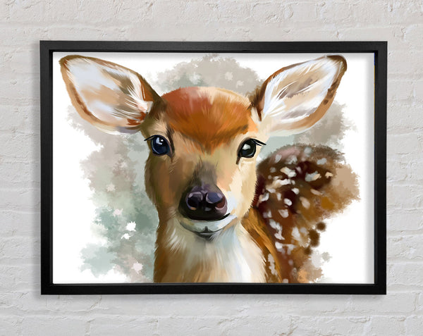 Watercolour Pretty Deer