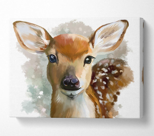 Watercolour Pretty Deer