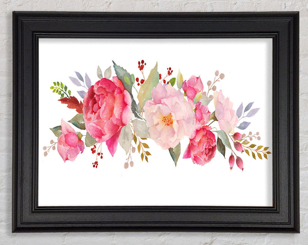 Blumenstrauß aus rosa und pfirsichfarbenen Blumen
