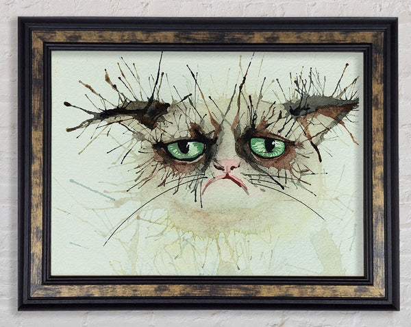 Grumpy Cat Watercolour Splat
