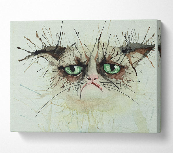 Grumpy Cat Watercolour Splat