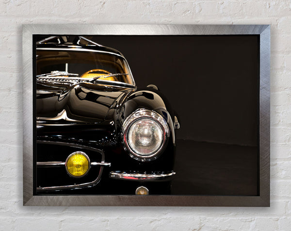 Oldtimer Scheinwerfer Schwarz