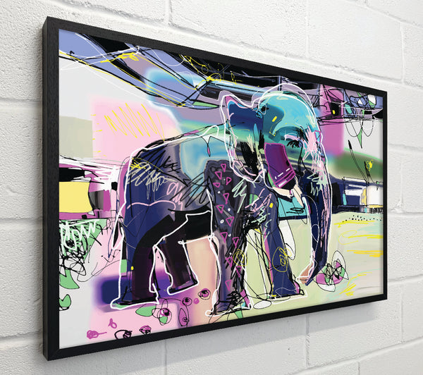 Modern Elephant Vector