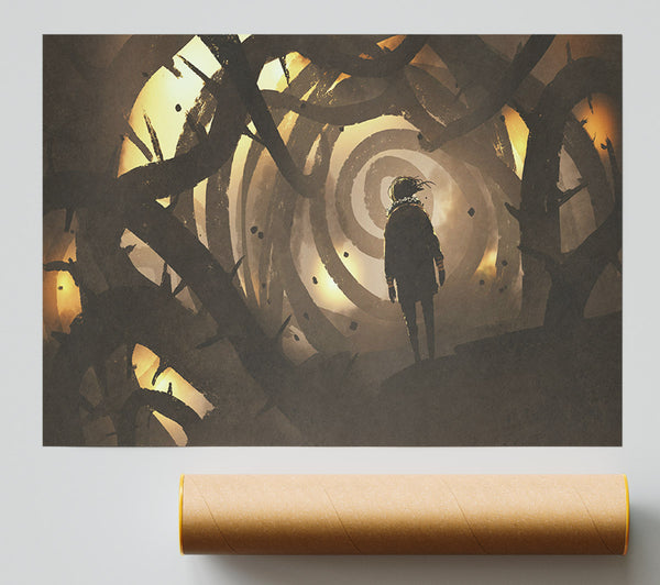 Through The Bramble Walk Giclee Print