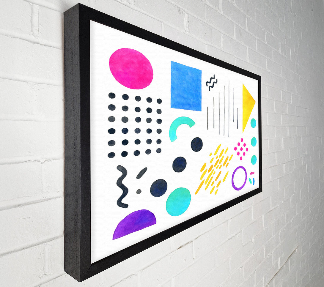  A Canvas Print of Mid Century Visuals Canvas Wall Art