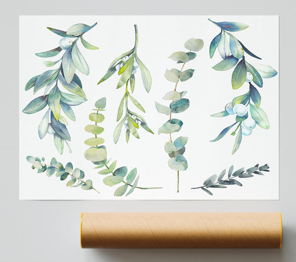 Green Foliage Of Nature Giclee Print