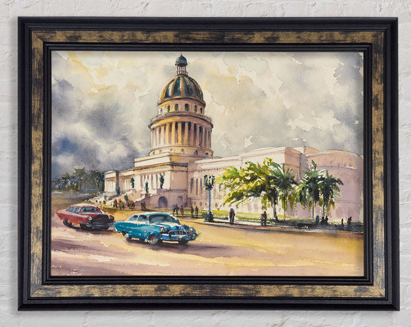 Drive Through Mexico Framed Print