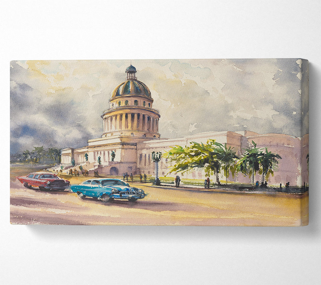  A Canvas Print of Drive Through Mexico Canvas Wall Art