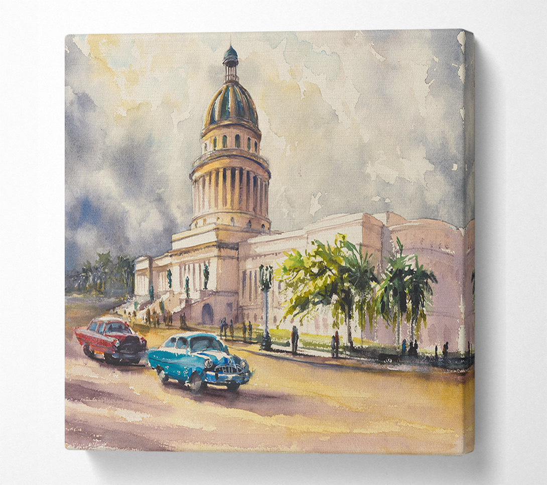  A Canvas Print of Drive Through Mexico Canvas Wall Art
