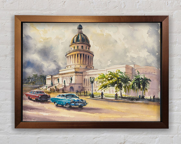 Drive Through Mexico Framed Print