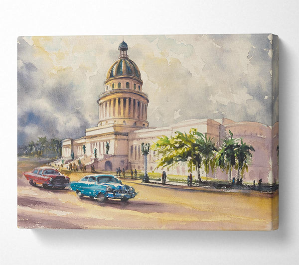  A Canvas Print of Drive Through Mexico Canvas Wall Art