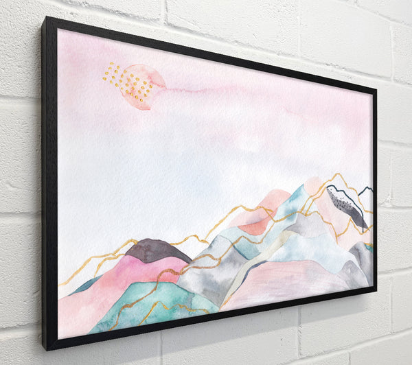 The Pastel Mountain View