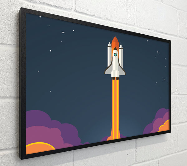 Rocket Ship Into Space