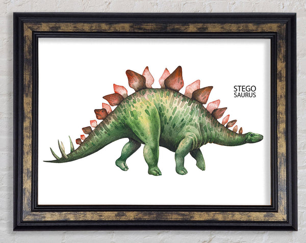 Stegosaurus Framed Print