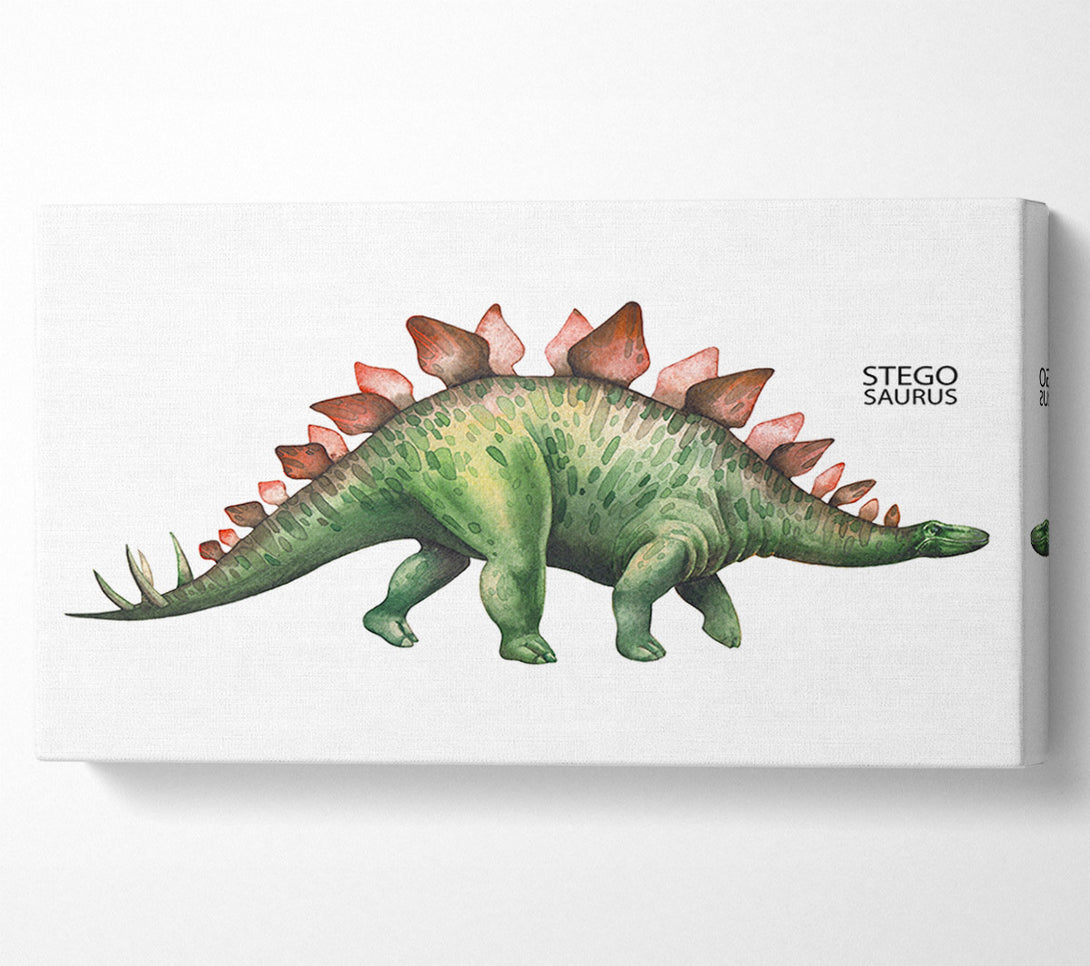  A Canvas Print of Stegosaurus Canvas Art